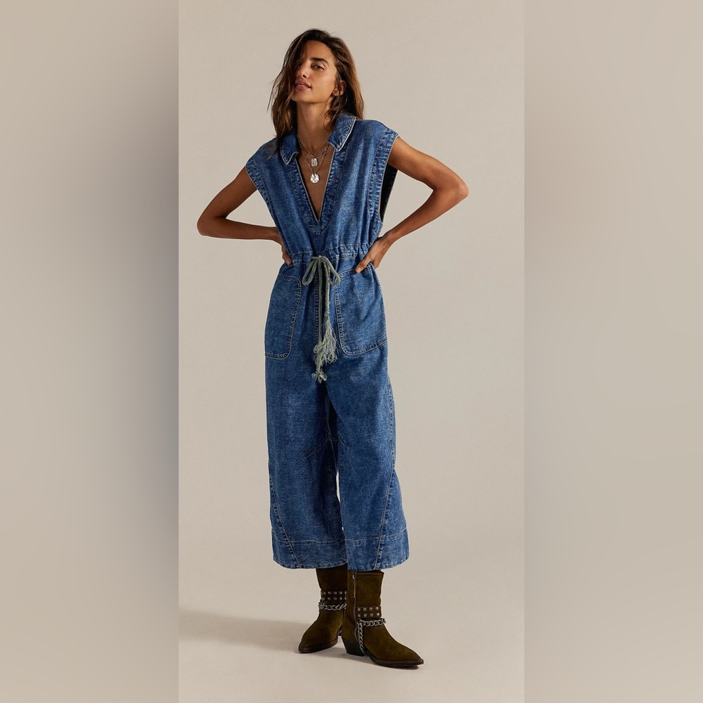 We TheFree Lantana Cropped Coveralls